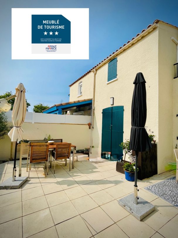 3 Sterne Klassifizierung Maison Lagune bleue Gruissan
